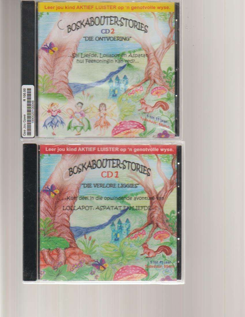 BOSKABOUTER-STORIES 4 CD'S NUUT GESEEL.