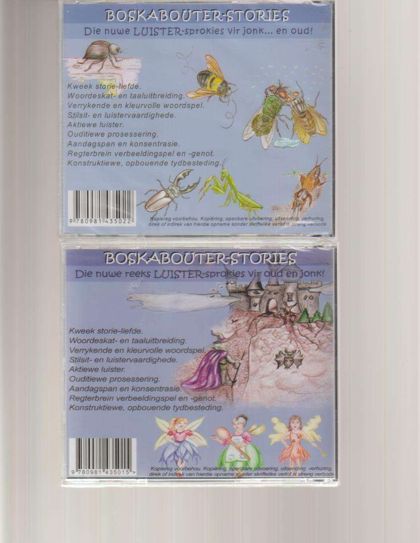 BOSKABOUTER-STORIES 4 CD'S NUUT GESEEL.