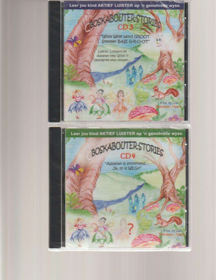BOSKABOUTER-STORIES 4 CD'S NUUT GESEEL.