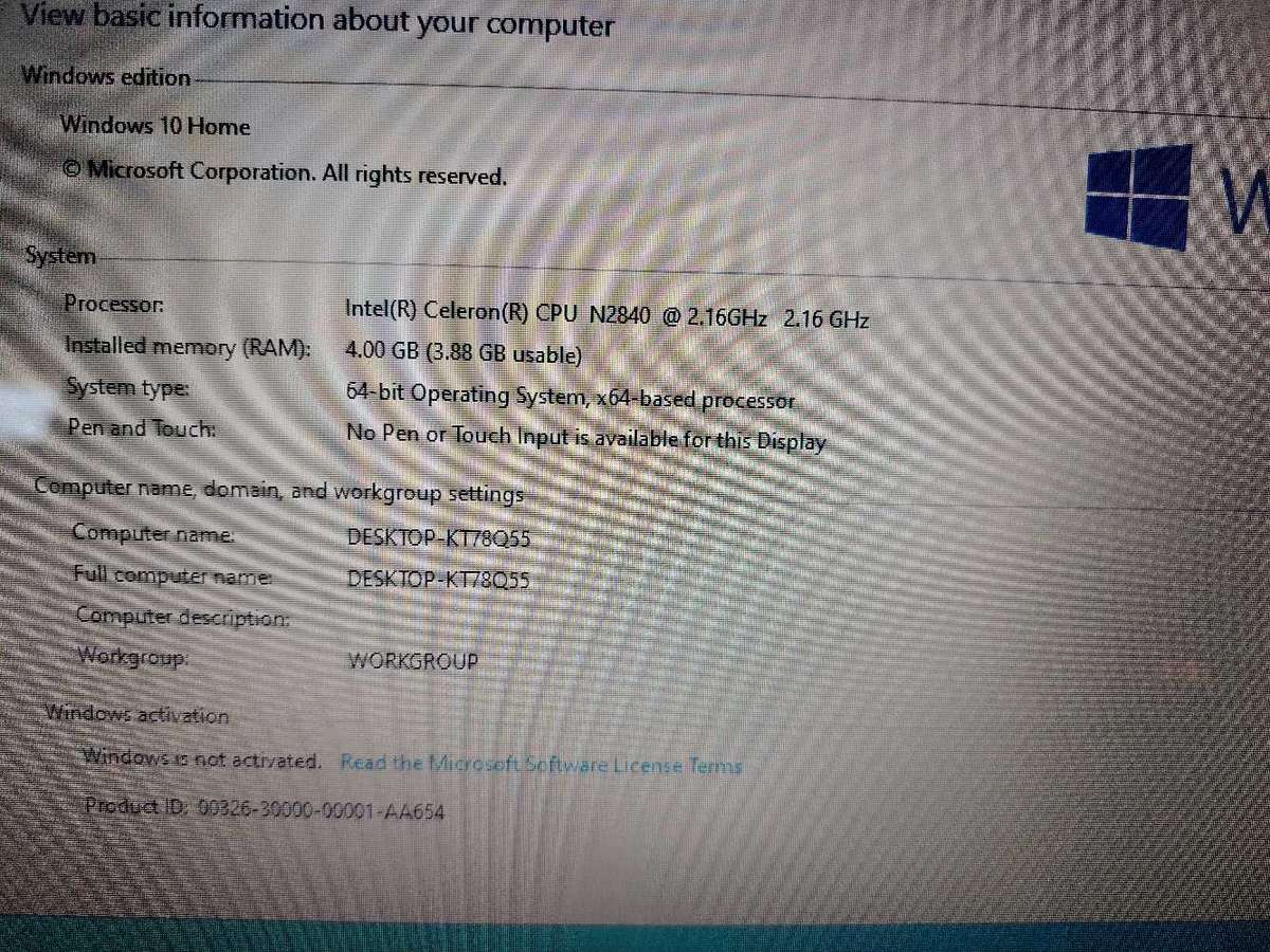 Laptop Homechoice *Please read*