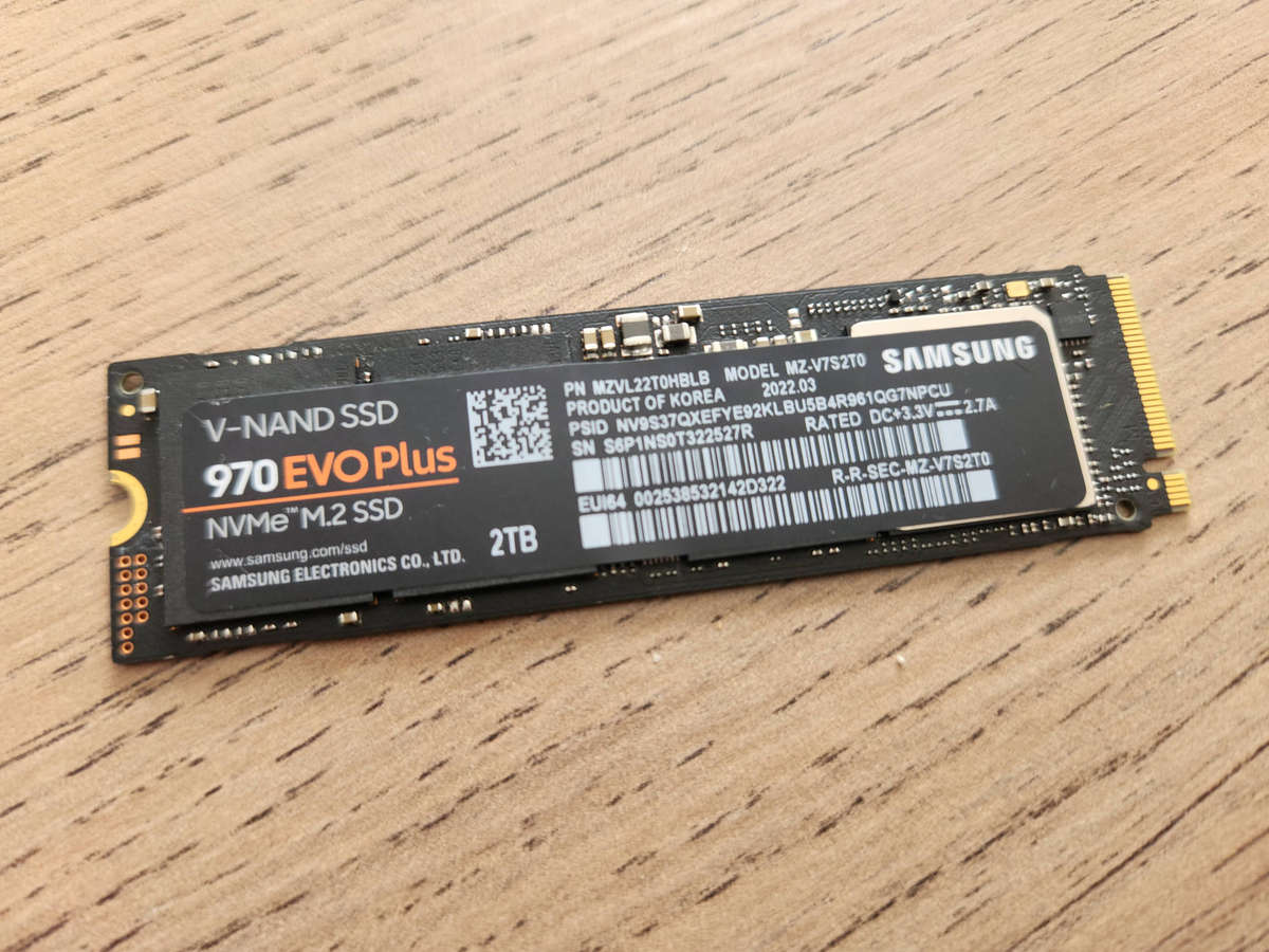 Samsung 970 EVO Plus 2TB M.2 PCI-e Gen 3.0 x 4