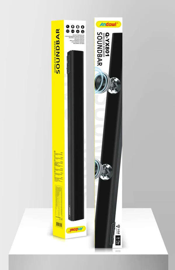 Andowl Soundbar Surround System 85cm - with Remote