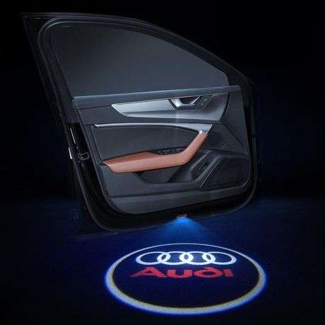Car Door Welcome Light Logo Projector-Audi (Set of 2)