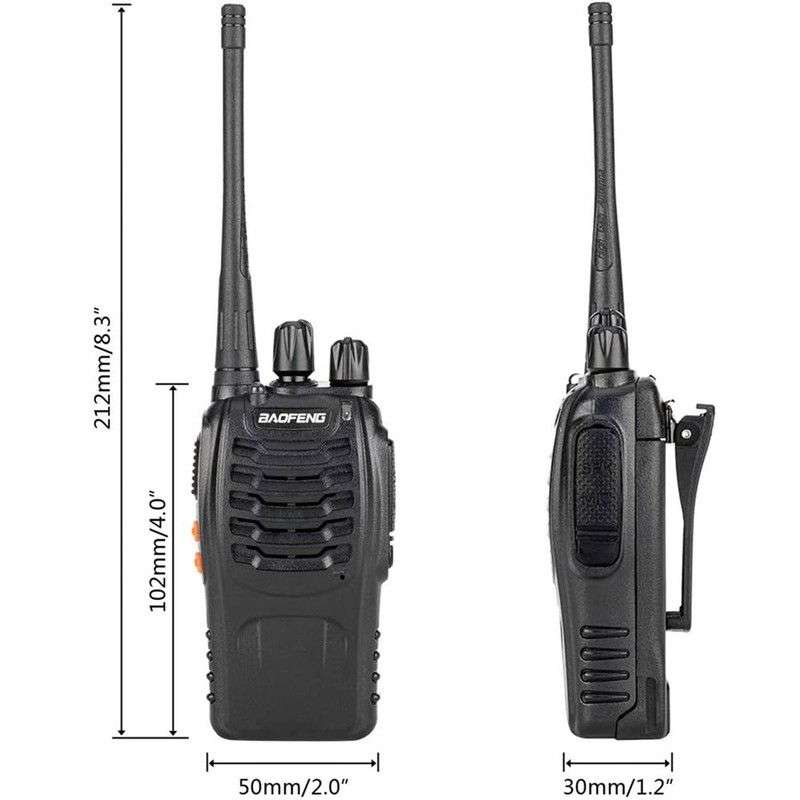 GS Baofeng BF-888S (High Quality) UHF 400-470MHz Walkie Talkie 2 Way Radios