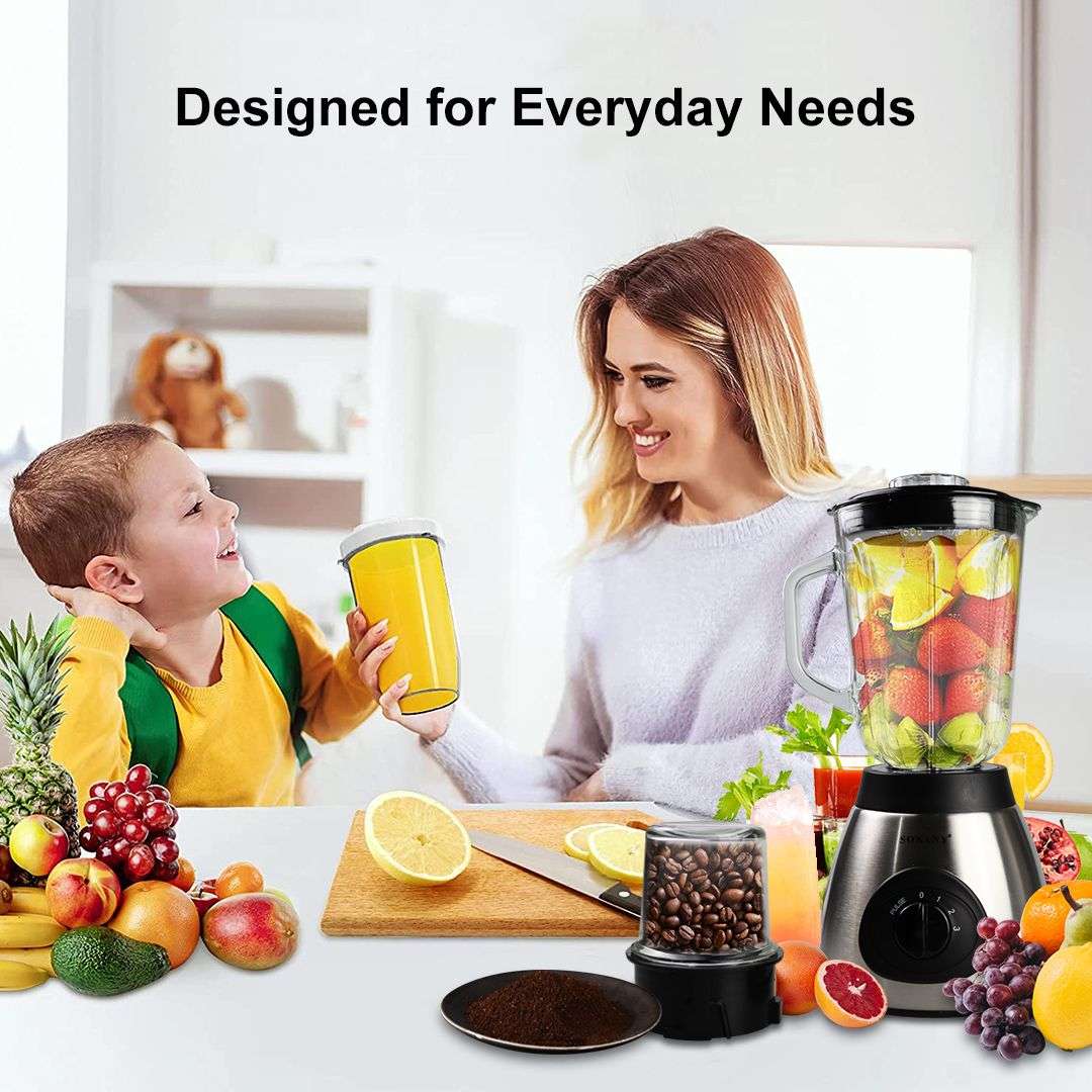 Sokany Daily Blender for Everyday Health with Coffee Grinder