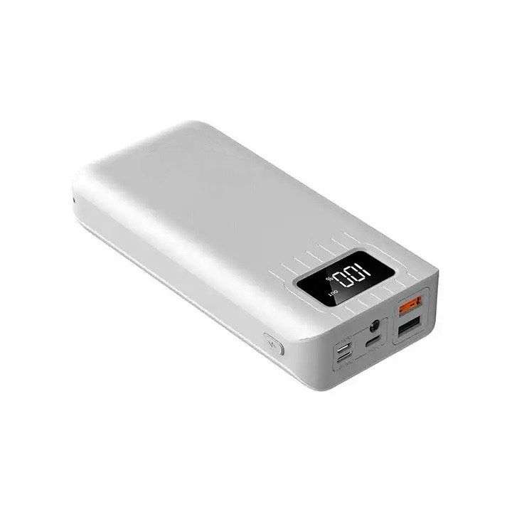 Portable mobile power bank 40000mah-JNC - White, Grey