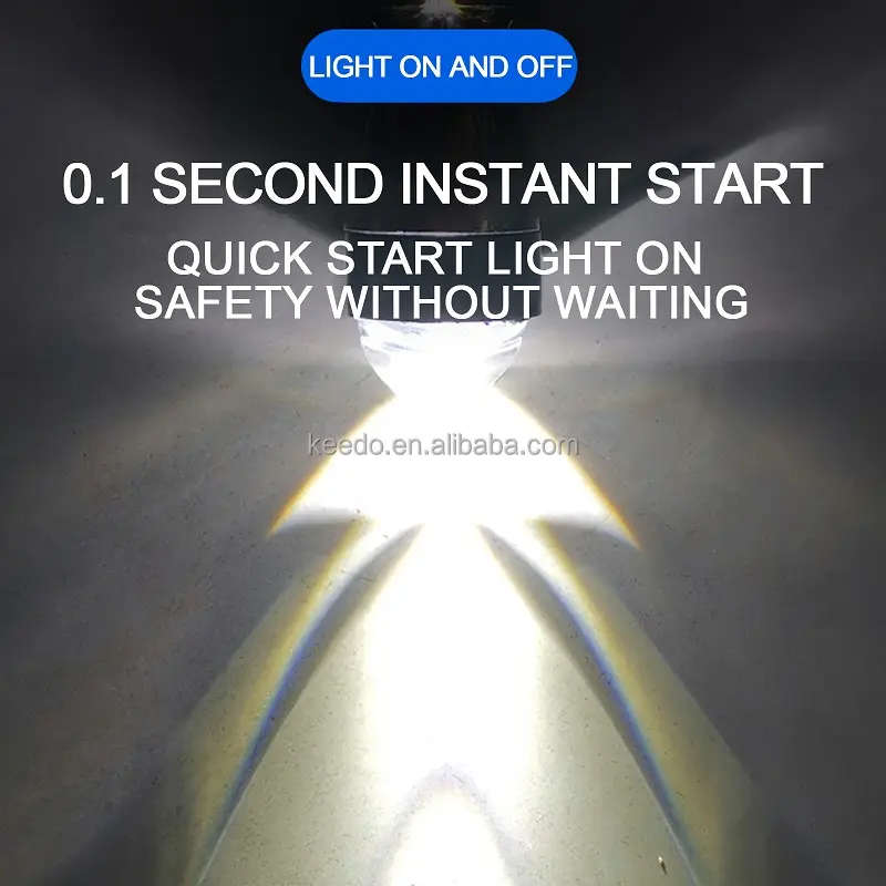 Led Headlamp V9 Mini Projecto Canbus Biled Drive Dual Beam Laser Bulbs - H7