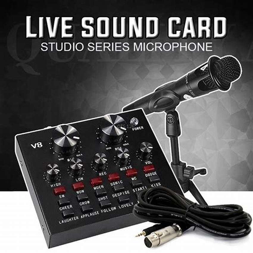 Live Sound Card for Smart Devices PC Live Sound card(NO USER MANUAL)