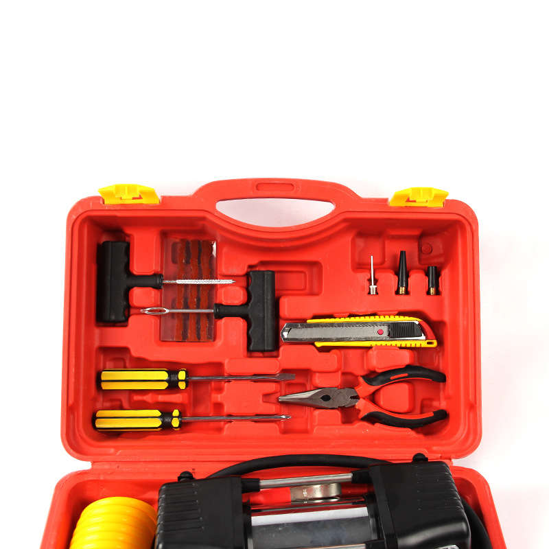Heavy Duty Double Cylinder Tyre Inflator Repair Kit  Dc 12v (NO GLUE & PATCHES)