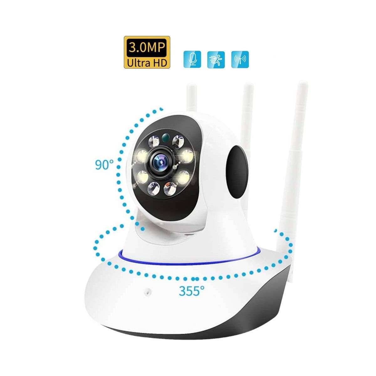Smart Wireless Baby Monitor Camera With Usb Power Cable & Adaptor