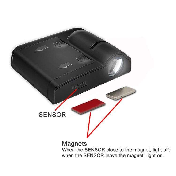 Car Door Welcome Light Logo Projector-Audi (Set of 2)