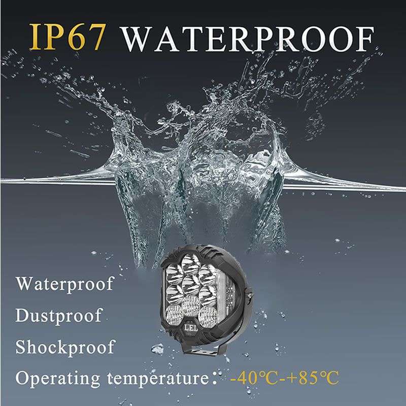 5-Inch 4X4 Heavy Duty 50W LED Spot Light(NEW-BOX DAMAGED)