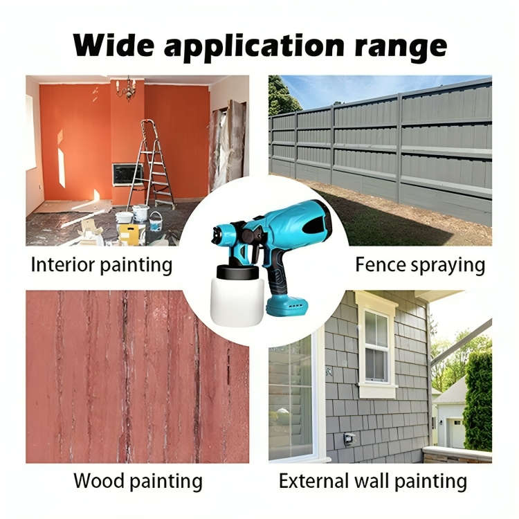 1000ML Rechargeable Cordless Paint Spray Gun