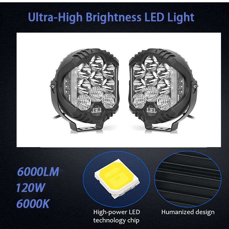 5-Inch 4X4 Heavy Duty 50W LED Spot Light(NEW-BOX DAMAGED)