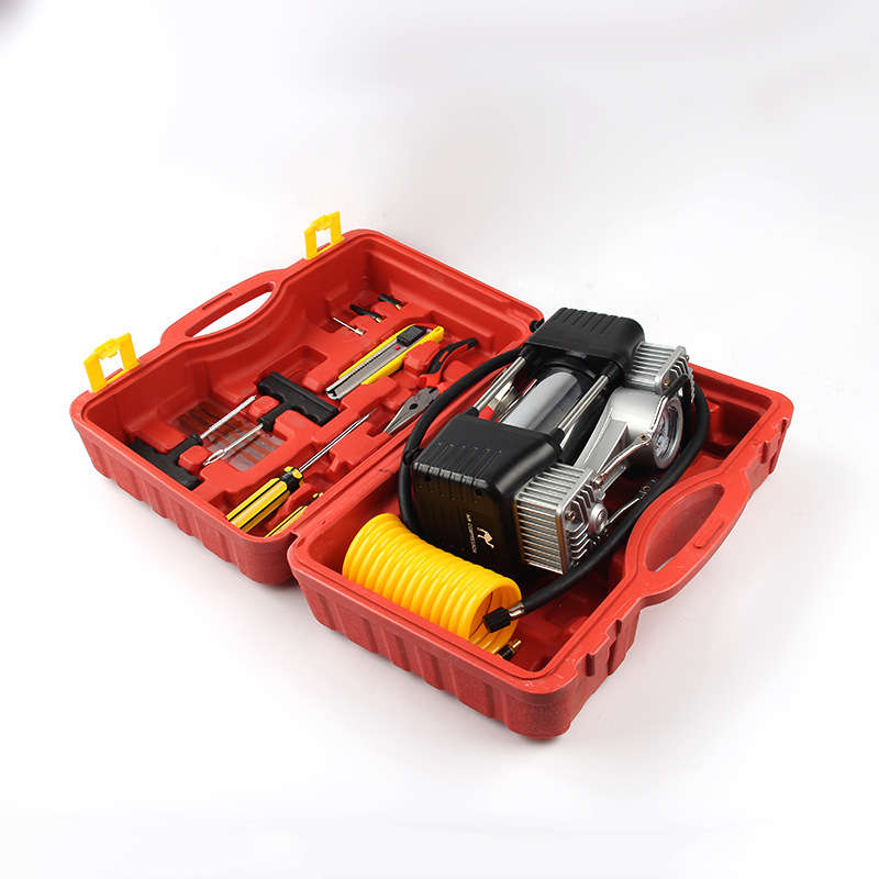 Heavy Duty Double Cylinder Tyre Inflator Repair Kit  Dc 12v (NO GLUE & PATCHES)