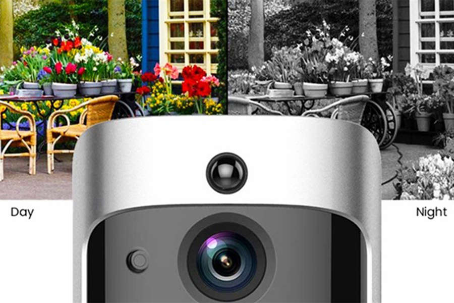 Smart Video Doorbell 720P HD WiFi Camera Real-Time Two-Way Wide-Angle Audio