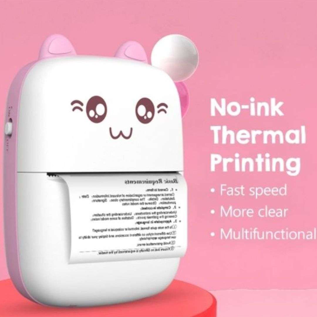 Mini Thermal Printer - BLUE