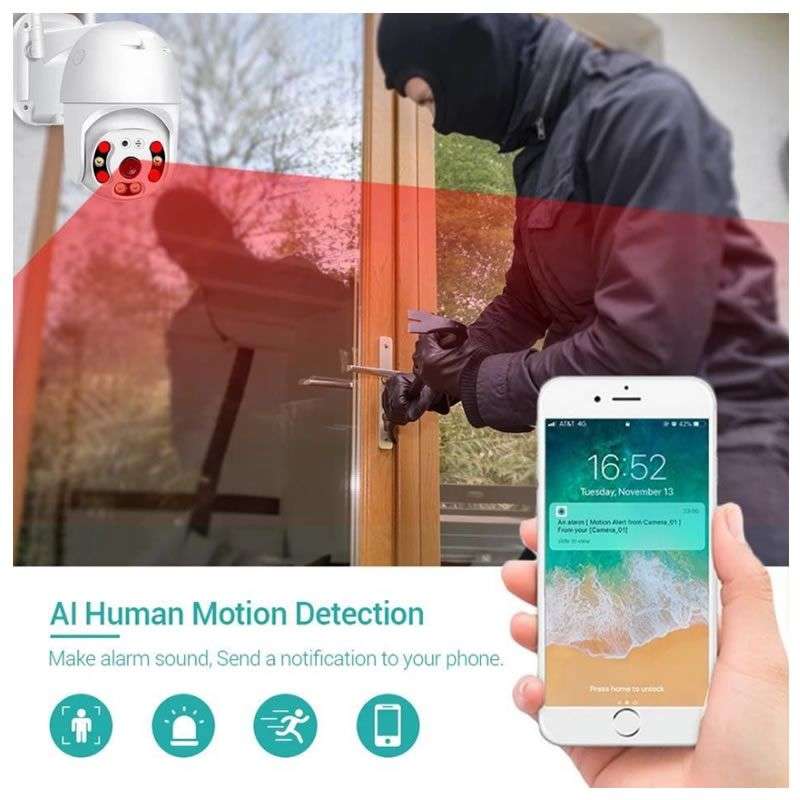 355 DEGREE HOME MONITORING Wi-Fi Smart Camera - 1080P