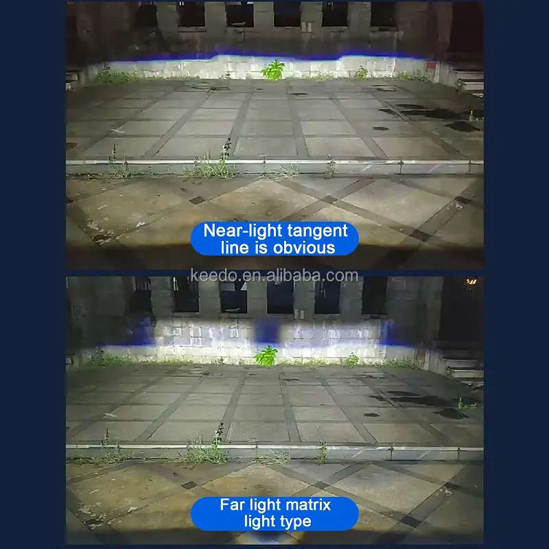 Led Headlamp V9 Mini Projecto Canbus Biled Drive Dual Beam Laser Bulbs - H7