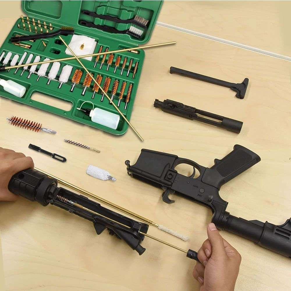 58 Piece Universal Gun Cleaning Kit With Case