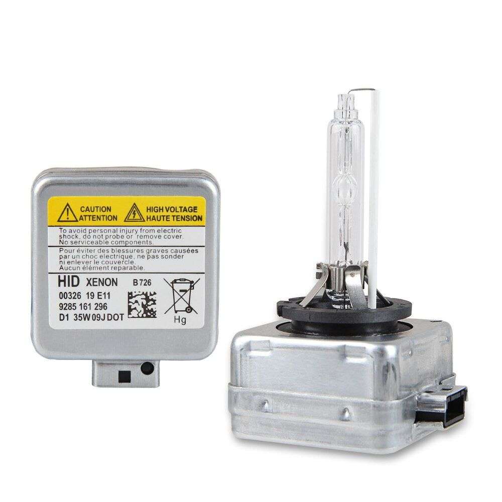 HID D1S 6000K 12V 35W Xenon Replacement Headlight Bulbs - PAIR