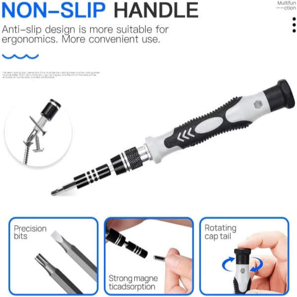 115 In 1 Maintenance Tool Kit Multi-Function Vanadium Steel Screwdriver Set