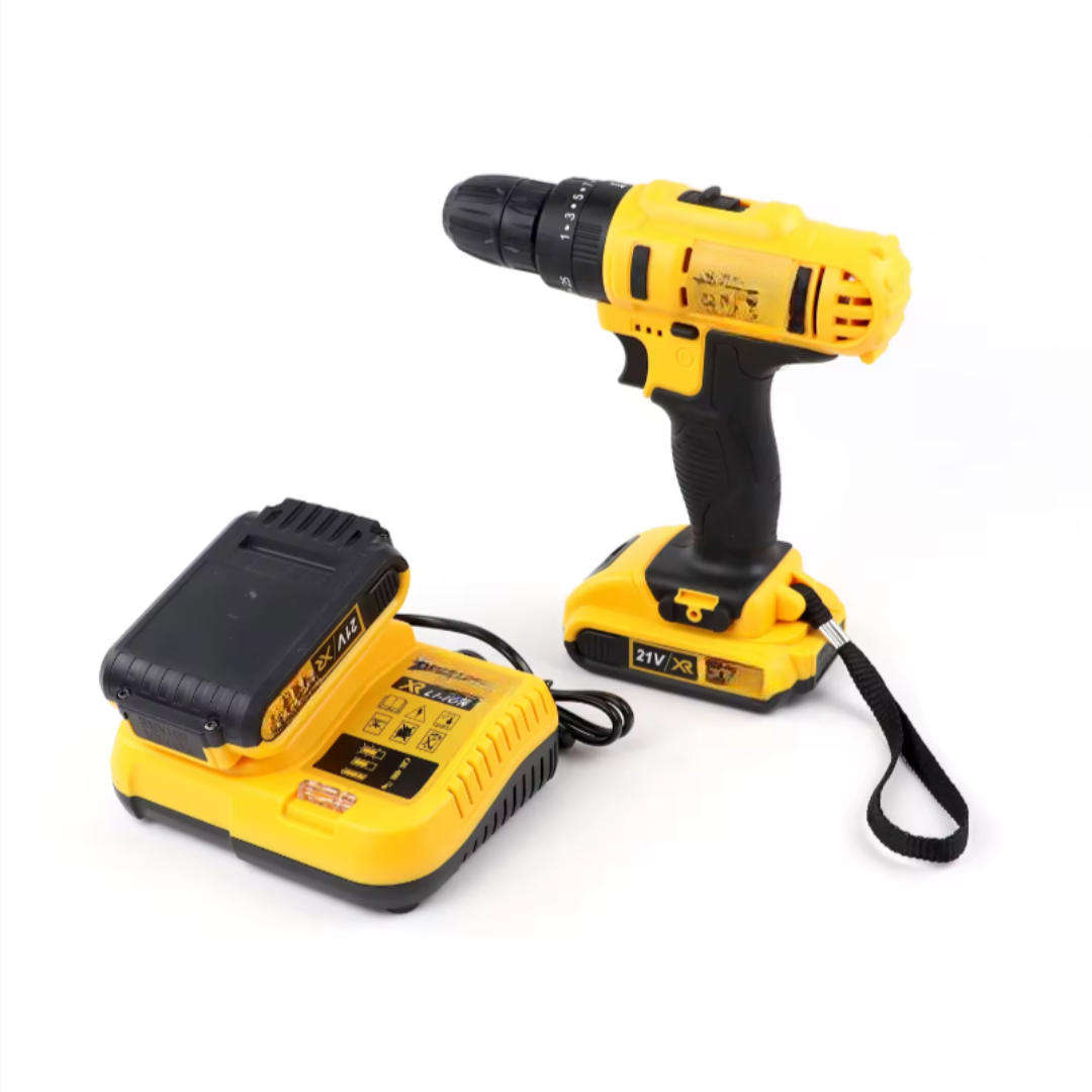 21V Lithium Battery Handheld Cordless Screwdriver Drill Combination Kit