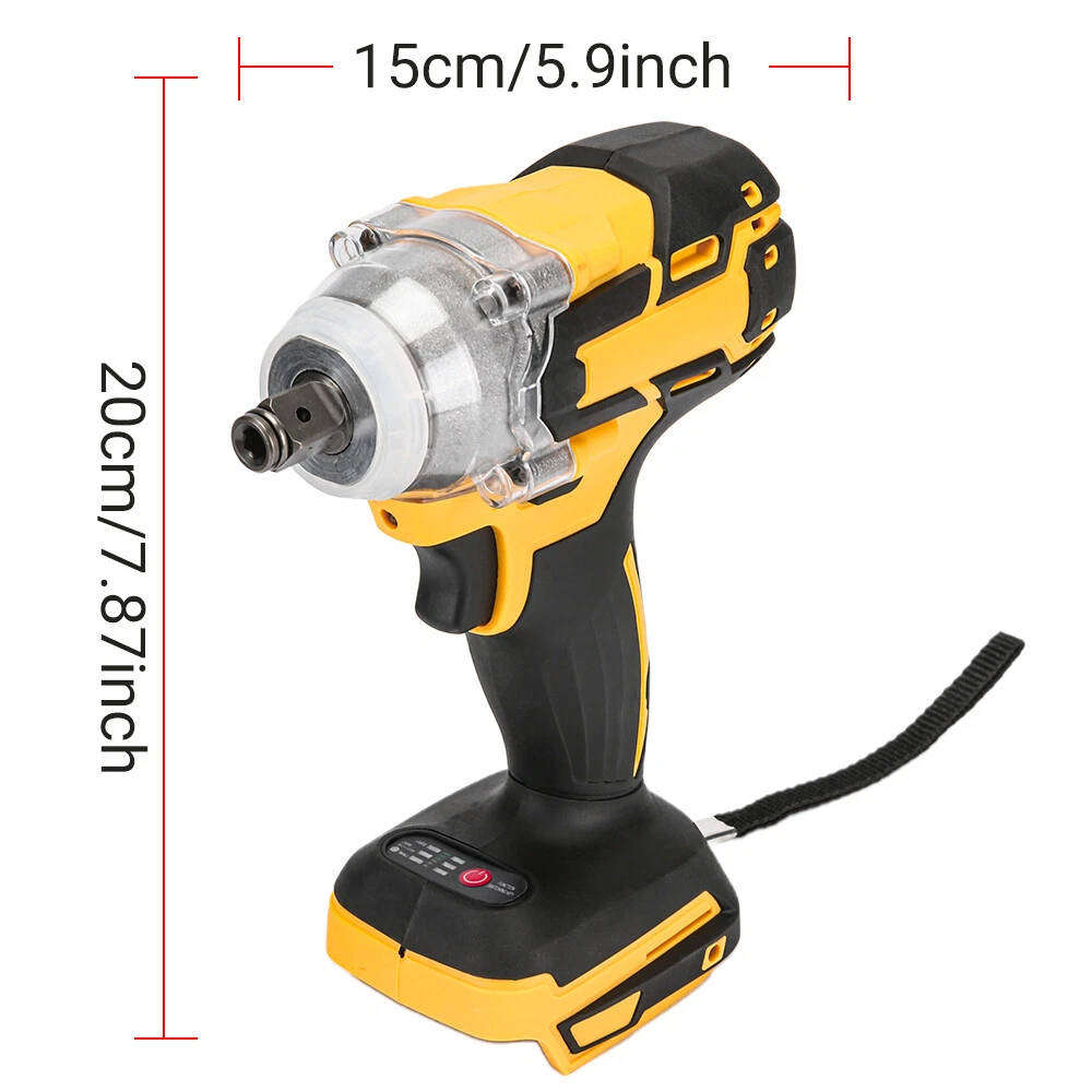1/2" Box End Cordless Impact Wrench With Carry Case