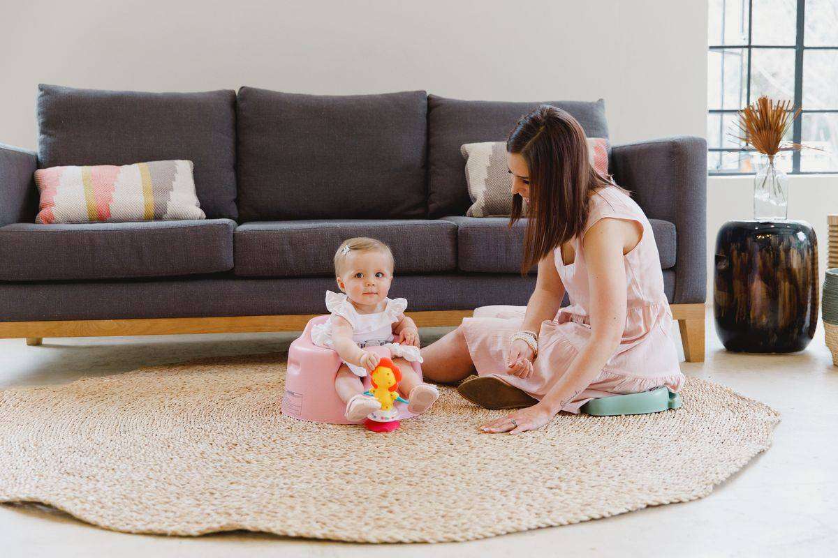 Bumbo Floor Seat Cradle Pink