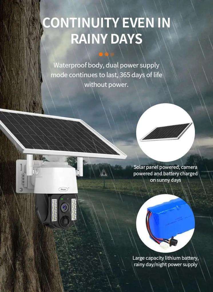 Waterproof WIFI Solar Camera Outdoor Wireless Solar Security Camera