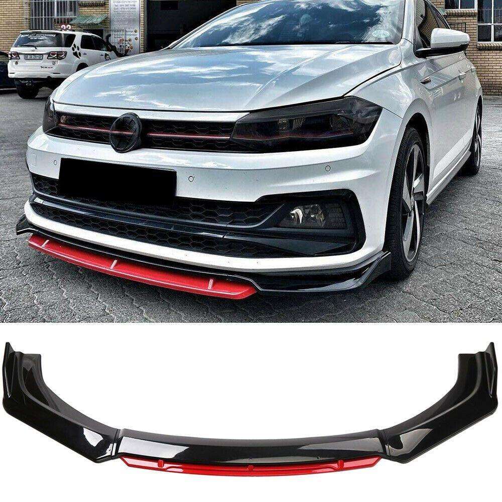 Universal Car Front Bumper Lip Flat Under Panel Splitter Spoiler Diffuser