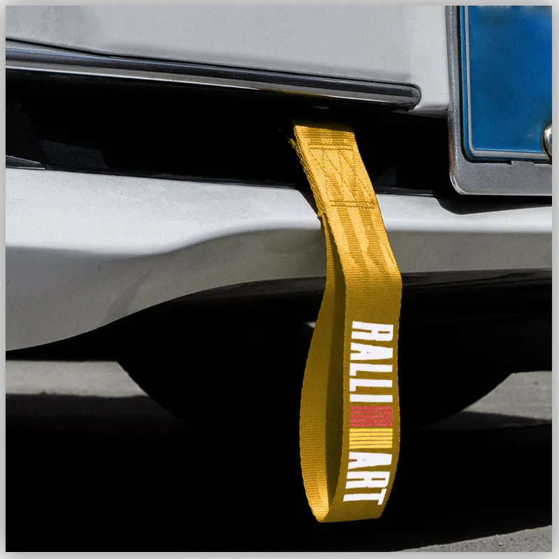 Ralliart JDM Tow Strap - GOLD