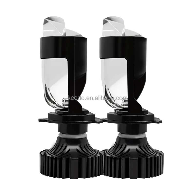 Led Headlamp V9 Mini Projecto Canbus Biled Drive Dual Beam Laser Bulbs - H7