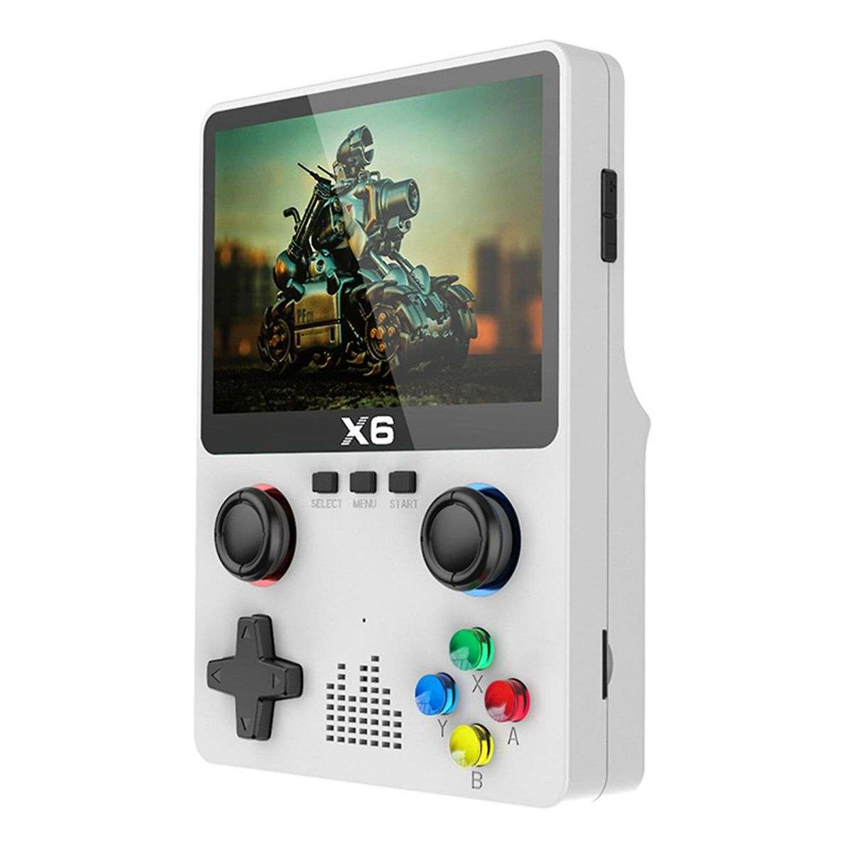 X6 Retro Video Game Console 3.5inch Screen 1000+ Games 32GB - White