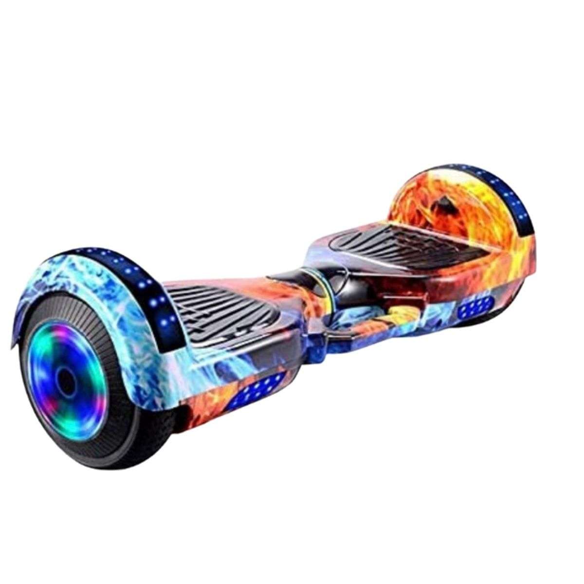 6.5 Inch Smart Auto Balance Hoverboard With Bluetooth Speaker - FIRE BLUE