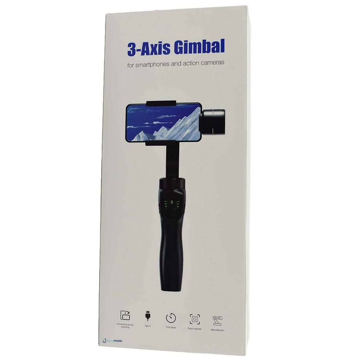 3 Axis Gimbal Phone Stabilizer Vlog Selfie Stick(NEW-MINOR BOX DAMAGE)