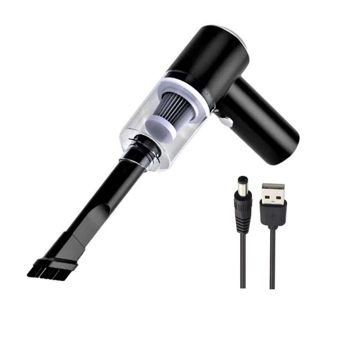Mini Rechargeable 2-1 Portable Vacuum Cleaner & USB Charging Cable