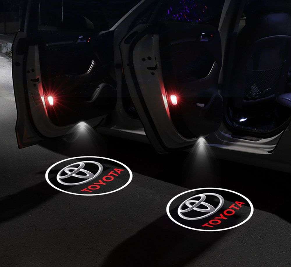 2PC Car Door Projector Logo Light - Toyota