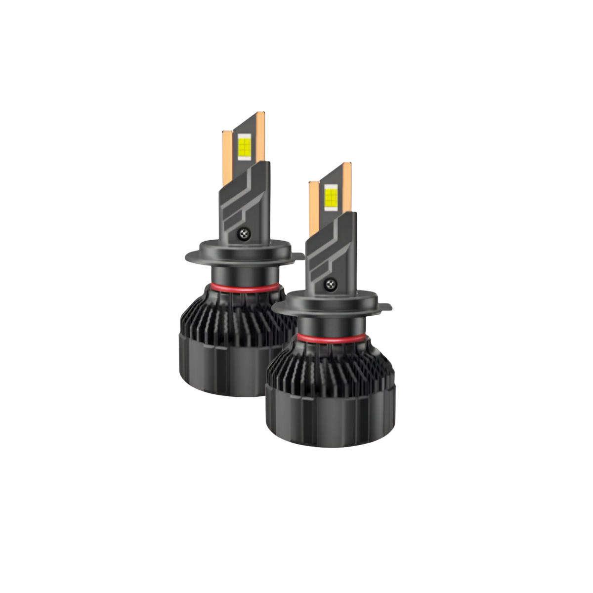 2Pcs Of 120W V18-H7 Automotive LED Headlight