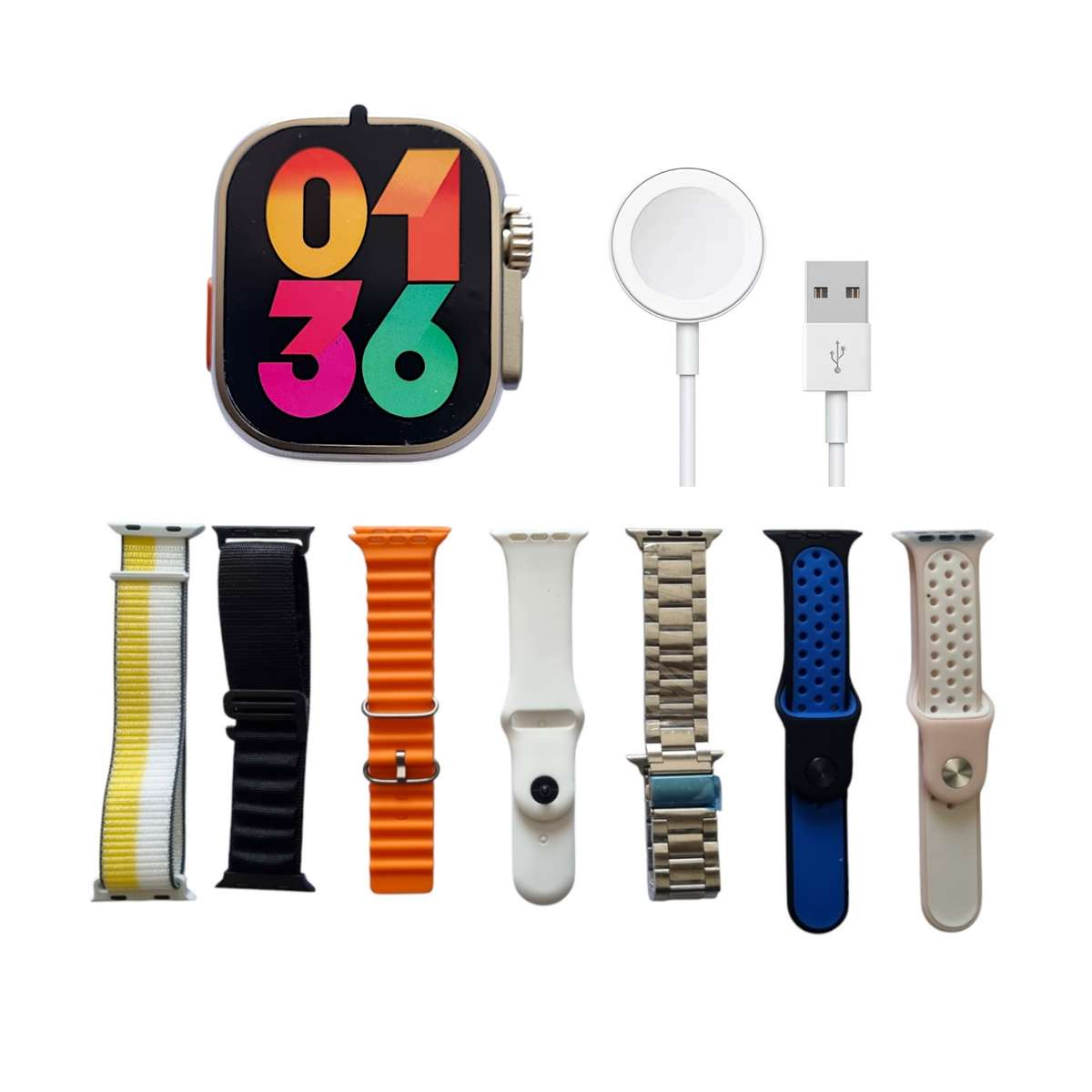 K3 7 STRAP SMART WATCH GIFT SET