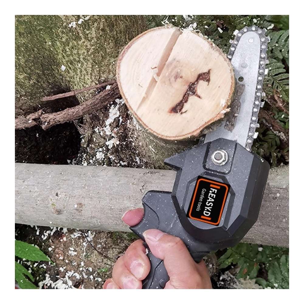 6" Rechargeable  Lithium Battery Electric Chain Saw