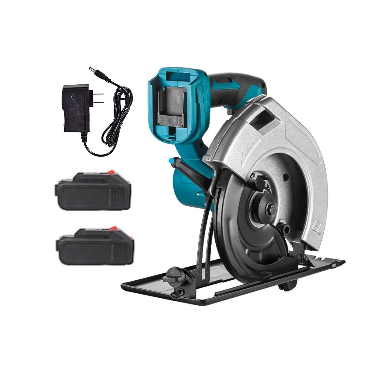 7-Inch Cordless Circular Saw With 2 x Batteries & CHARGER(NEW-MINOR BOX DAMAGE)