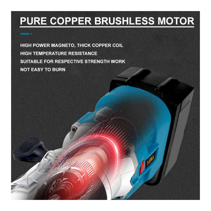 Cordless Rechargeable Woodworking & Drywall Trimmer with Batteries Charger