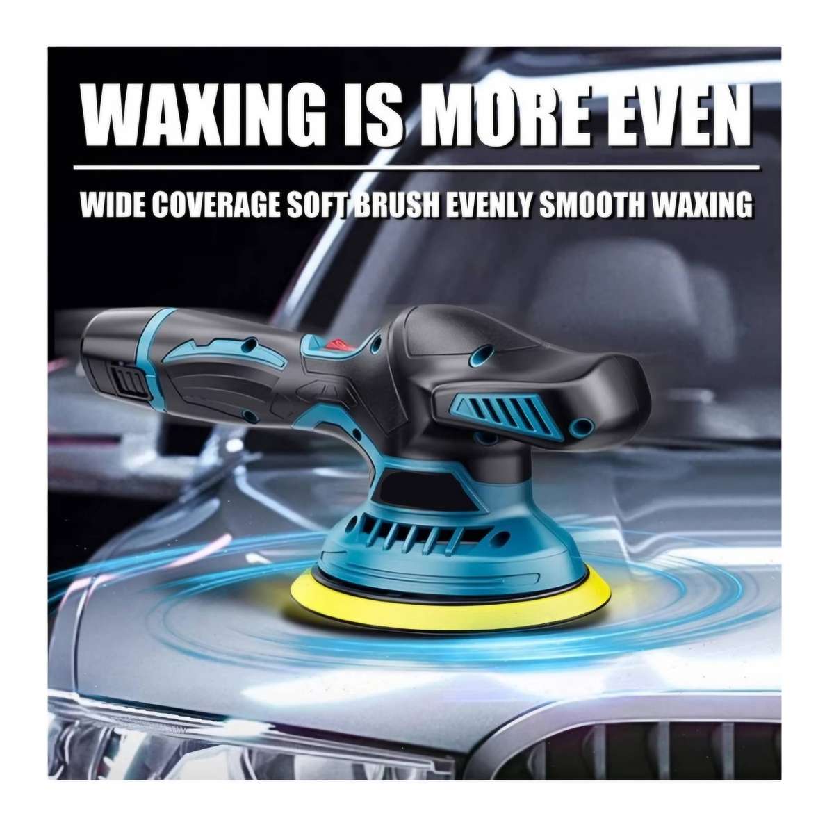 12V Electric Car Polisher Machine with Polishing Pads