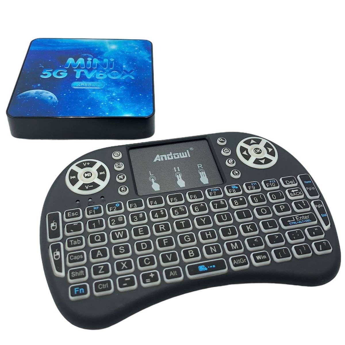 Andowl Q5G Mini 6K UHD Android TV Box - Smart Media Streaming Device