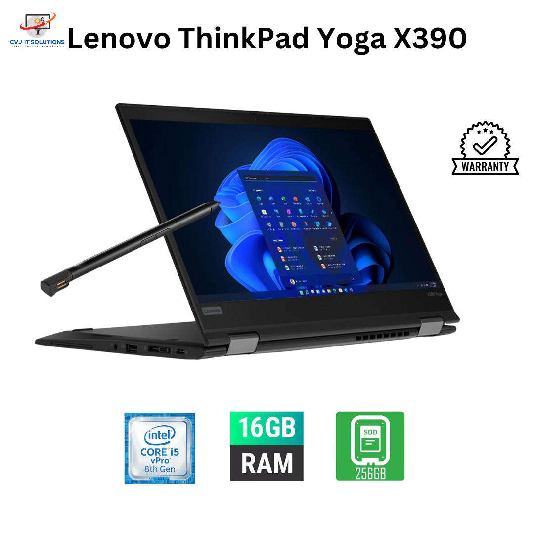Lenovo ThinkPad Yoga x390 Core i5 vPro 8th Gen