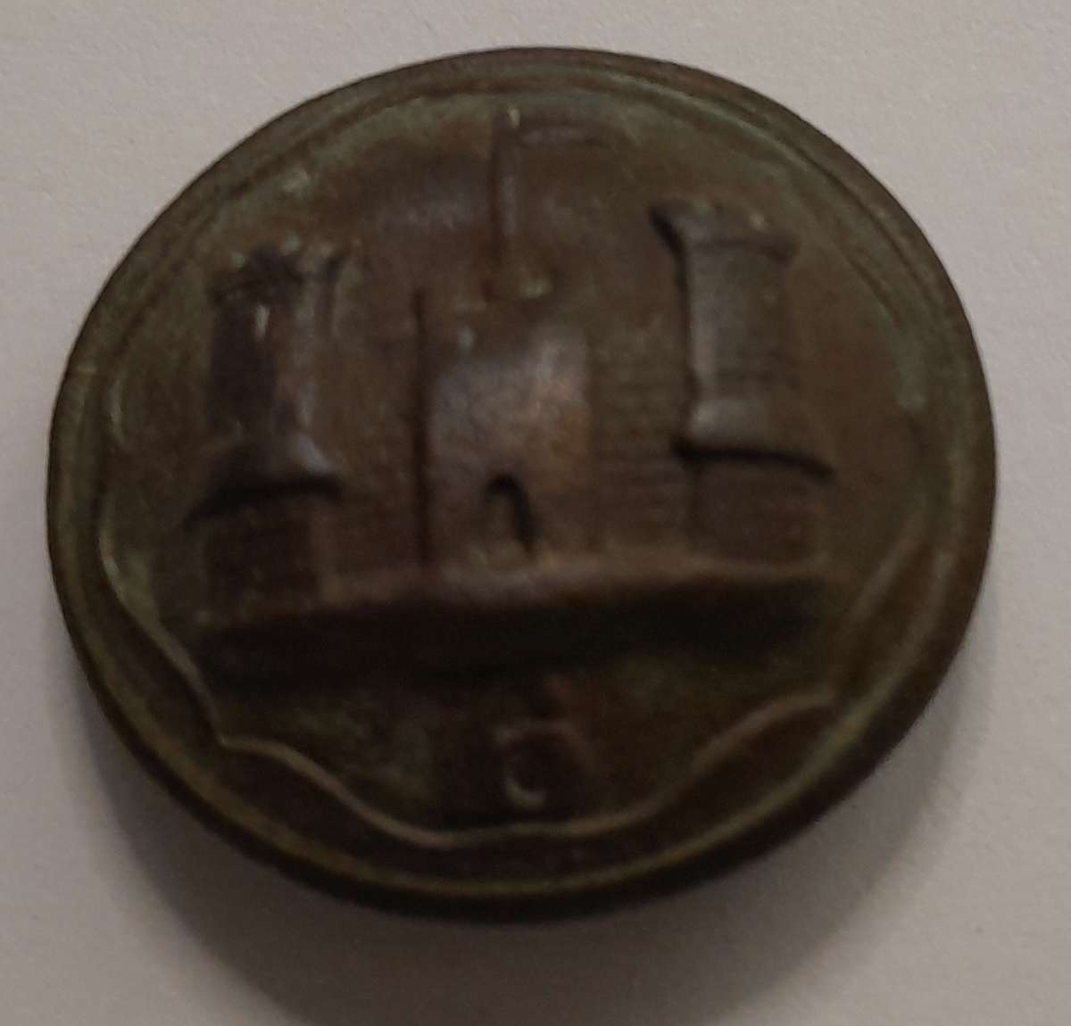 6th Inniskilling Dragoons British Army cavalry regiment button