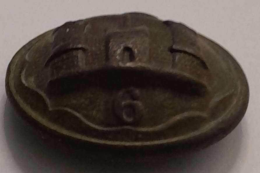 6th Inniskilling Dragoons British Army cavalry regiment button