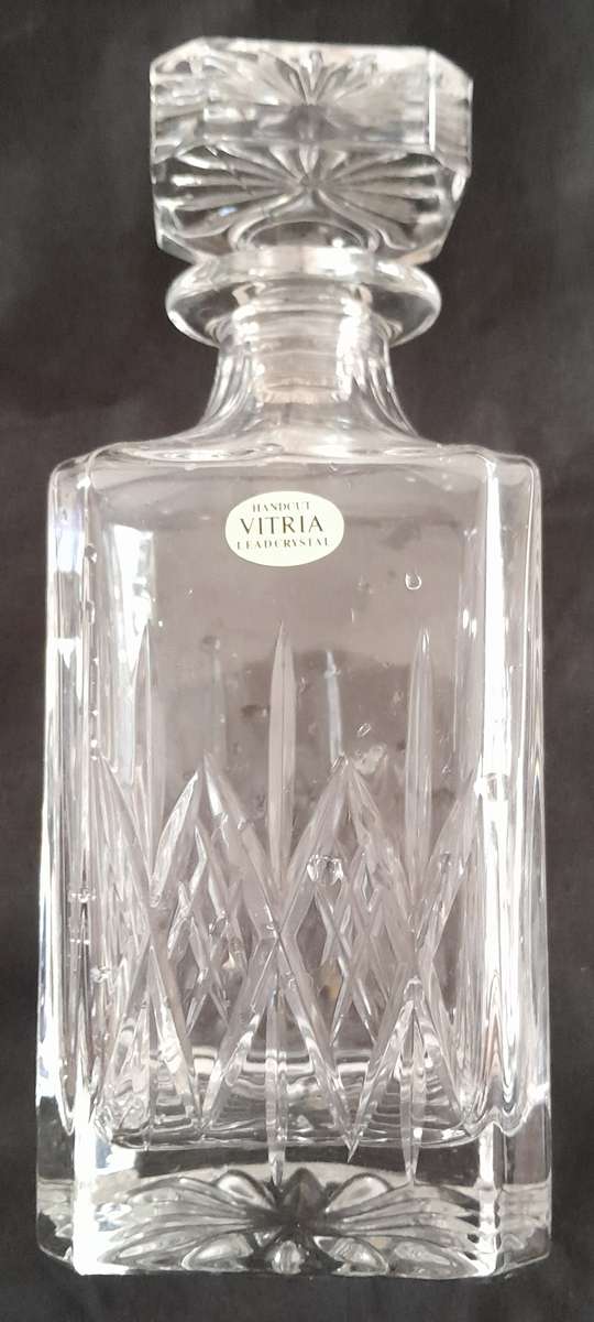 Vitria Handcut Lead Crystal decanter