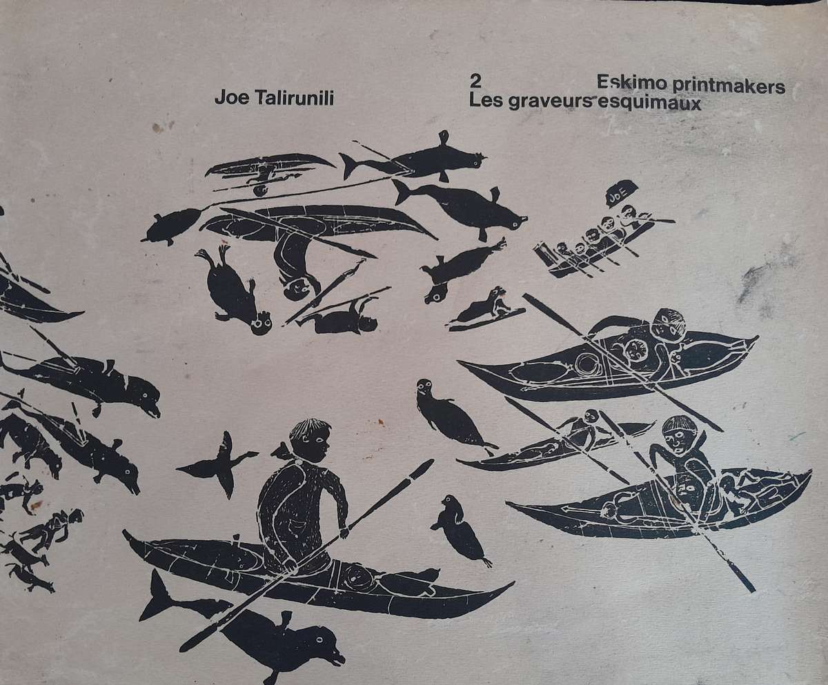 Joe Talirunili Inuit printmaker set of four